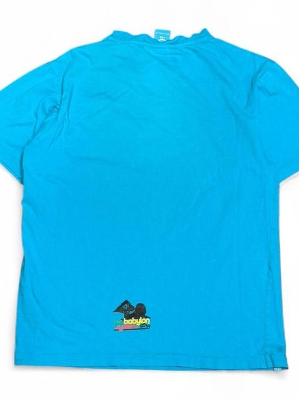 Y2K LRG Embroidered Blue Graphic Tee - Picture 3 of 6